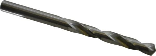 Atrax - 6mm 118° Solid Carbide Jobber Drill - Bright Finish, Right Hand Cut, Spiral Flute, Straight Shank, 3-1/4" OAL, Standard Point - Benchmark Tooling