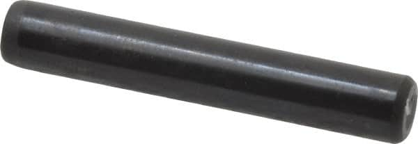 Holo-Krome - 1/4" Diam x 1-1/2" Pin Length 4000 Alloy Steel Oversized Dowel Pin - Black Luster Finish, C 47-58 & C 60 (Surface) Hardness, 1 Beveled & 1 Rounded End - Benchmark Tooling