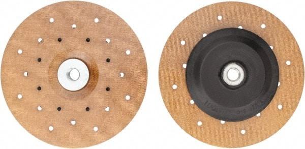 Made in USA - 7" Diam Locking Nut Disc Backing Pad - Soft Density, 10,000 RPM - Benchmark Tooling