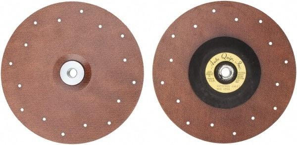 Made in USA - 9" Diam Locking Nut Disc Backing Pad - Soft Density, 10,000 RPM - Benchmark Tooling