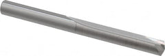 Atrax - #7, 0.201", 140° Point, Solid Carbide Straight Flute Drill Bit - Benchmark Tooling