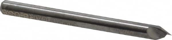 Atrax - 1/8" Head Diam, 1/8" Shank Diam, 1 Flute 60° Solid Carbide Countersink - Benchmark Tooling