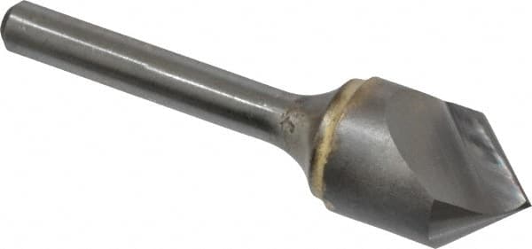 Atrax - 5/8" Head Diam, 1/4" Shank Diam, 1 Flute 82° Solid Carbide Countersink - Benchmark Tooling