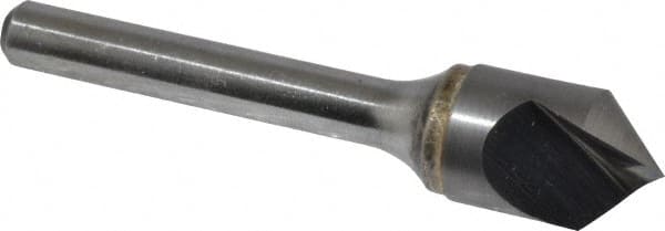 Atrax - 1/2" Head Diam, 1/4" Shank Diam, 1 Flute 90° Solid Carbide Countersink - Benchmark Tooling