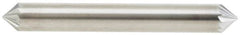 Atrax - 1/4" Cut Diam, 1/4" Shank Diam, Cone Head Single Cut Burr - Carbide, Point End, 1/8" LOC - Benchmark Tooling