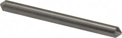 Atrax - 3/16" Cut Diam, 3/16" Shank Diam, Cone Head Single Cut Burr - Carbide, Point End, 1/8" LOC, 2" OAL - Benchmark Tooling