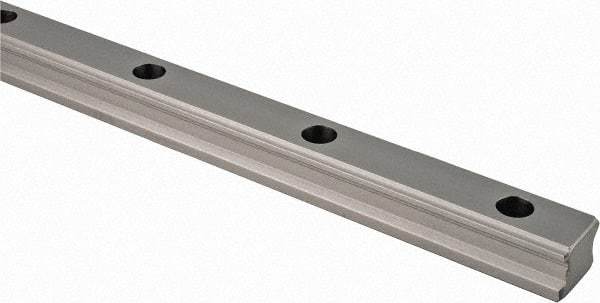 THK - 820mm OAL x 20mm Overall Width x 17mm Overall Height 4 Way SHS Rail - 60mm Between Holes, 6 x 9-1/2 x 8-1/2mm Hole Size - Benchmark Tooling