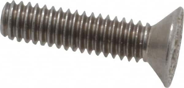 Value Collection - M2.5x0.45 Metric Coarse, 10mm OAL Phillips Drive Machine Screw - Flat Head, Grade 18-8 & A2 Stainless Steel, Uncoated, Without Washer - Benchmark Tooling