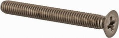 Value Collection - M4x0.70 Metric Coarse, 35mm OAL Phillips Drive Machine Screw - Flat Head, Grade 18-8 & A2 Stainless Steel, Uncoated, Without Washer - Benchmark Tooling