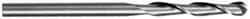 SGS - 3/8" Diam, 1-3/4" LOC, 2 Flute Solid Carbide Ball End Mill - Uncoated, Single End, 4" OAL, 3/8" Shank Diam, Spiral Flute - Benchmark Tooling