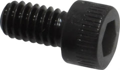 Made in USA - #8-32 UNC Hex Socket Drive, Socket Cap Screw - Alloy Steel, Black Oxide Finish, Fully Threaded, 5/16" Length Under Head - Benchmark Tooling