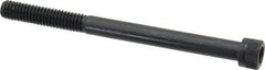 Made in USA - 5/16-18 UNC Hex Socket Drive, Socket Cap Screw - Alloy Steel, Black Oxide Finish, Partially Threaded, 4" Length Under Head - Benchmark Tooling
