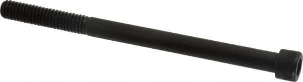 Made in USA - 5/16-18 UNC Hex Socket Drive, Socket Cap Screw - Alloy Steel, Black Oxide Finish, Partially Threaded, 4-1/2" Length Under Head - Benchmark Tooling