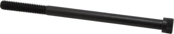 Made in USA - 5/16-18 UNC Hex Socket Drive, Socket Cap Screw - Alloy Steel, Black Oxide Finish, Partially Threaded, 5" Length Under Head - Benchmark Tooling