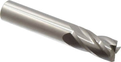 Atrax - 18mm, 38mm LOC, 18mm Shank Diam, 100mm OAL, 4 Flute, Solid Carbide Square End Mill - Single End, Uncoated, Spiral Flute, 30° Helix, Centercutting, Right Hand Cut - Benchmark Tooling