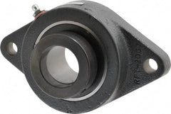 Browning - 1-1/2" ID, 6-3/4" OAL x 4-1/8" OAH 2-Bolt Flange - 4,467 Lb Static Cap, 7,340 Lb Dyn Cap, 5-21/32" Btw Mnt Hole Ctrs, Cast Iron - Benchmark Tooling