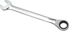 Blackhawk by Proto - 3/4" 12 Point Combination Wrench - 15° Head Angle, 6-3/4" OAL, Steel, Chrome Finish - Benchmark Tooling