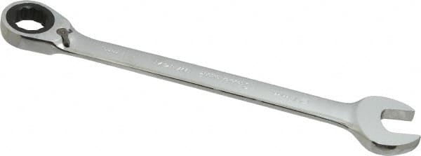 Blackhawk by Proto - 21mm 12 Point Combination Wrench - 15° Head Angle, 11-25/64" OAL, Steel, Chrome Finish - Benchmark Tooling