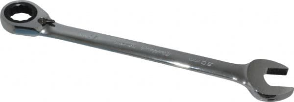 Blackhawk by Proto - 30mm 12 Point Combination Wrench - 15° Head Angle, 15-57/64" OAL, Steel, Chrome Finish - Benchmark Tooling