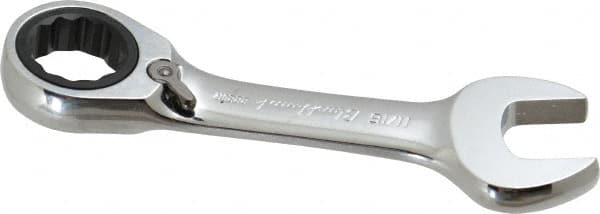 Blackhawk by Proto - 11/16" 12 Point Combination Wrench - 15° Head Angle, 5" OAL, Steel, Chrome Finish - Benchmark Tooling