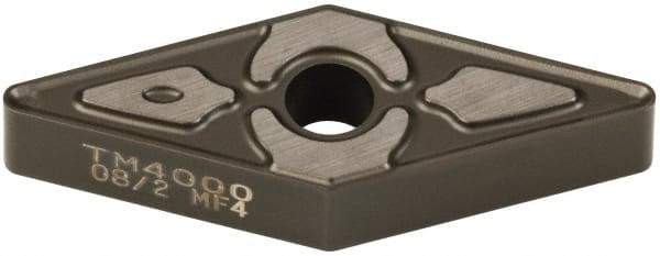 Seco - VNMG332 MF4 Grade TM4000 Carbide Turning Insert - TiCN/Al2O3 Finish, 35° Diamond, 3/8" Inscr Circle, 3/16" Thick, 1/32" Corner Radius - Benchmark Tooling