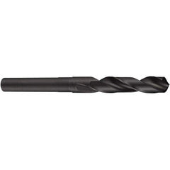 DORMER - 17/32" Drill, 118° Point, High Speed Steel Silver Deming & Reduced Shank Drill Bit - Benchmark Tooling