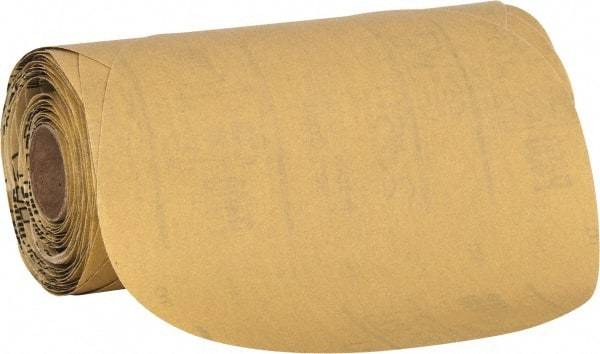 3M - 6" Diam, 400 Grit Aluminum Oxide Adhesive PSA Disc - Extra Fine Grade, Yellow, C Weighted Backing, Flexible, Use with Random Orbital Sanders - Benchmark Tooling