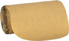 3M - 6" Diam, 400 Grit Aluminum Oxide Adhesive PSA Disc - Extra Fine Grade, Yellow, C Weighted Backing, Flexible, Use with Random Orbital Sanders - Benchmark Tooling