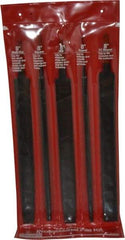 Simonds File - 5 Piece American Pattern File Set - 8" Long, Bastard Coarseness, Set Includes Flat, Half Round, Mill, Round, Square - Benchmark Tooling
