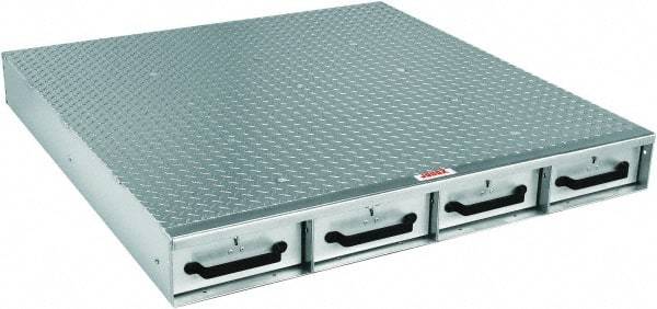 Jobox - 48" Wide x 6" High x 50" Deep Utility Chest - Fits Van Floor or Truck Bed - Benchmark Tooling