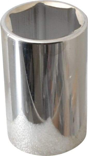 Paramount - 1-7/16", 1/2" Drive, Deep Hand Socket - 6 Points, 3-1/2" OAL, Steel, Chrome Finish - Benchmark Tooling