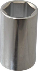 Paramount - 1-5/16", 1/2" Drive, Deep Hand Socket - 6 Points, 3-1/2" OAL, Steel, Chrome Finish - Benchmark Tooling