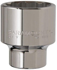 Paramount - 1-11/16", 3/4" Drive, Standard Hand Socket - 12 Points, 2-3/4" OAL - Benchmark Tooling