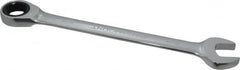 Paramount - 3/4" 12 Point Ratcheting Combination Wrench - 10" OAL, Chrome Vanadium Steel, Polished Finish - Benchmark Tooling