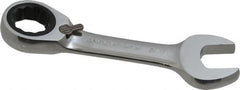 Paramount - 11/16" 12 Point Offset Combination Wrench - 15° Offset Angle, 5" OAL, Chrome Vanadium Steel, Polished Finish - Benchmark Tooling