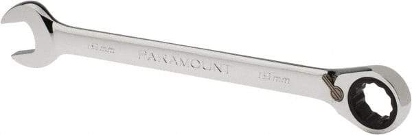 Paramount - 19mm 12 Point Combination Wrench - 15° Head Angle, 9-3/4" OAL, Chrome Vanadium Steel, Polished Finish - Benchmark Tooling