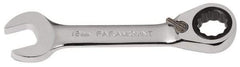 Paramount - 12mm 12 Point Combination Wrench - 15° Head Angle, 4-11/64" OAL, Chrome Vanadium Steel, Polished Finish - Benchmark Tooling