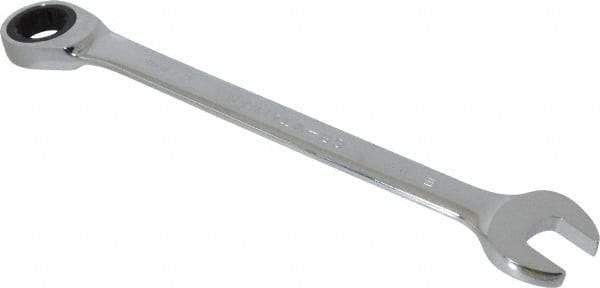 Paramount - 21mm 12 Point Combination Wrench - 15° Head Angle, 11-21/64" OAL, Chrome Vanadium Steel, Polished Finish - Benchmark Tooling