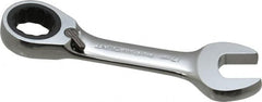 Paramount - 17mm 12 Point Combination Wrench - 15° Head Angle, 5" OAL, Chrome Vanadium Steel, Polished Finish - Benchmark Tooling