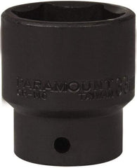 Paramount - 1/2" Drive 33mm Standard Impact Socket - 6 Points, 2" OAL - Benchmark Tooling