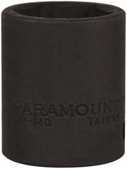 Paramount - 1/2" Drive 25mm Standard Impact Socket - 6 Points, 1-3/4" OAL - Benchmark Tooling