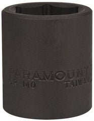 Paramount - 1/2" Drive 23mm Standard Impact Socket - 6 Points, 1-1/2" OAL - Benchmark Tooling