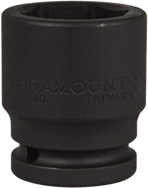 Paramount - 3/4" Drive 33mm Standard Impact Socket - 6 Points, 2-1/4" OAL - Benchmark Tooling