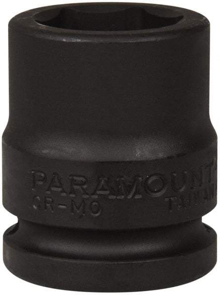 Paramount - 3/4" Drive 26mm Standard Impact Socket - 6 Points, 2-3/32" OAL - Benchmark Tooling