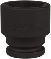 Paramount - 3/4" Drive 38mm Standard Impact Socket - 6 Points, 2-1/4" OAL - Benchmark Tooling