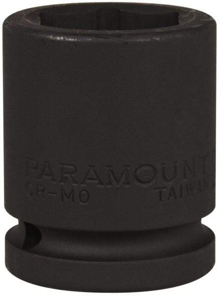 Paramount - 3/4" Drive 28mm Standard Impact Socket - 6 Points, 2-3/32" OAL - Benchmark Tooling