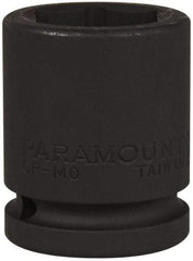Paramount - 3/4" Drive 28mm Standard Impact Socket - 6 Points, 2-3/32" OAL - Benchmark Tooling