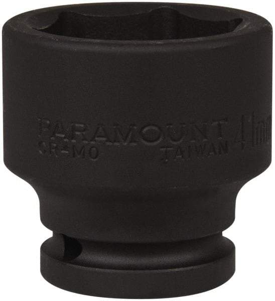 Paramount - 3/4" Drive 41mm Standard Impact Socket - 6 Points, 2-9/32" OAL - Benchmark Tooling