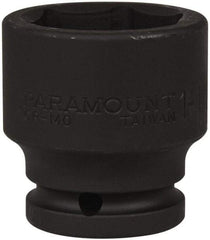 Paramount - 3/4" Drive 1-1/2" Standard Impact Socket - 6 Points, 2-1/4" OAL - Benchmark Tooling
