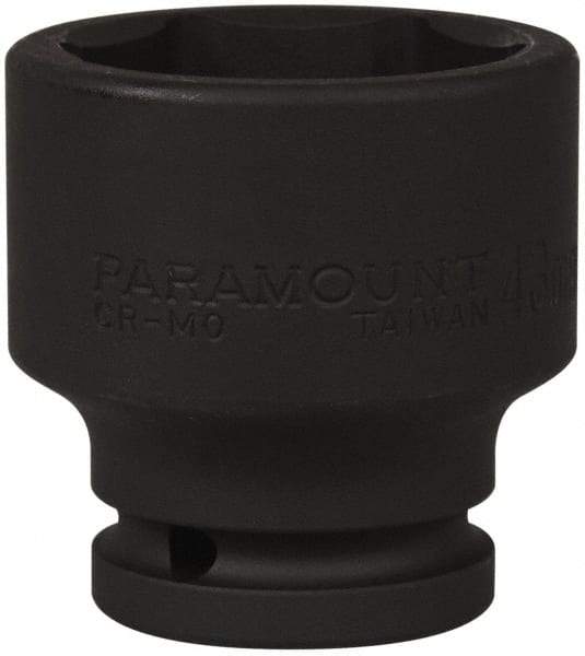 Paramount - 3/4" Drive 43mm Standard Impact Socket - 6 Points, 2-7/16" OAL - Benchmark Tooling